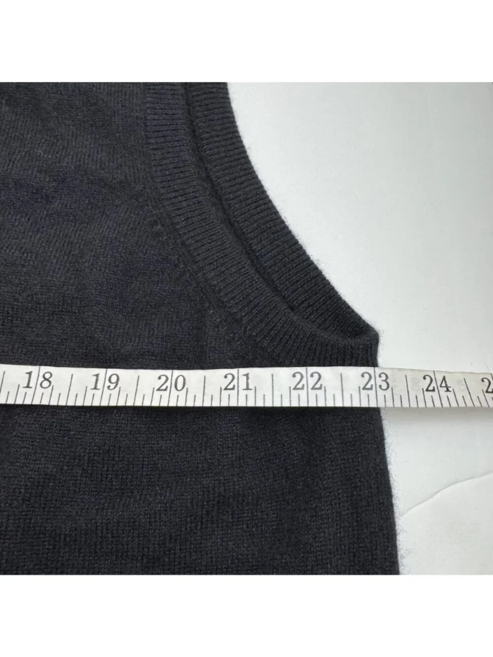 Club Room NEW Estate Cashmere Black Sweater Vest Men XL Minimalist Dark Academia